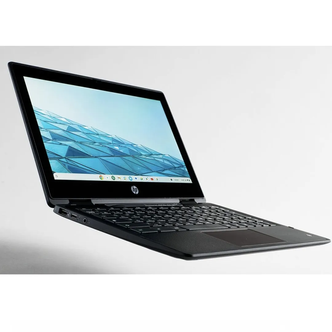 لپ تاپ 11.6 اینچی اچ پی مدل Hp ChromeBook Fortis Flip G1M 11 | MediaTek Helio P60T | 4GB RAM | 32GB SSD | Intel | 11.6” HD x360 Touch